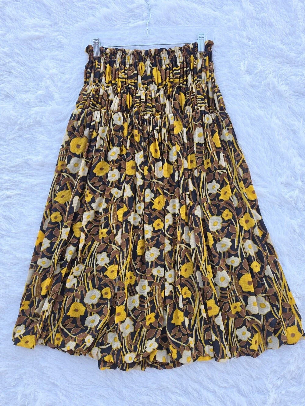 Rebecca Taylor NWT Daphne Fleur Mesh Floral Midi Skirt